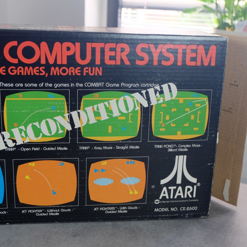 Vendita Atari CX-2600 Factory Reconditioned USA - Retrogaming Shop