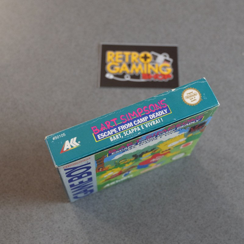 Vendita Bart Simpson's Escape from Camp Deadly Bart, Scappa E Vivrai! Mattel - Retrogaming Shop