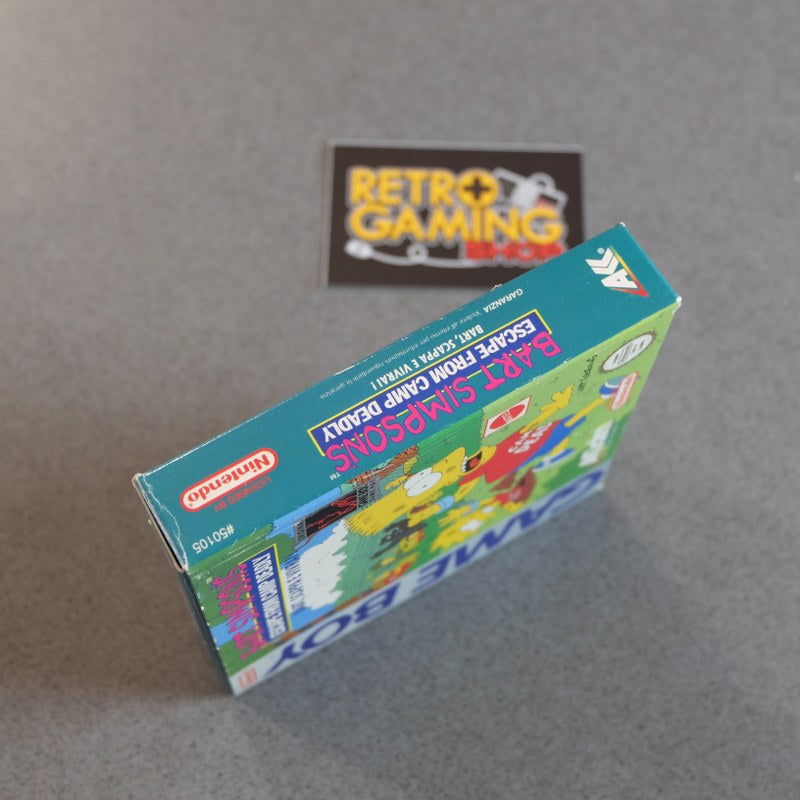 Vendita Bart Simpson's Escape from Camp Deadly Bart, Scappa E Vivrai! Mattel - Retrogaming Shop