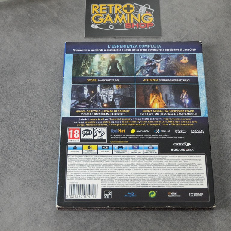 Vendita Rise of The Tomb Raider Celebrazione Dei 20 Anni - Retrogaming Shop