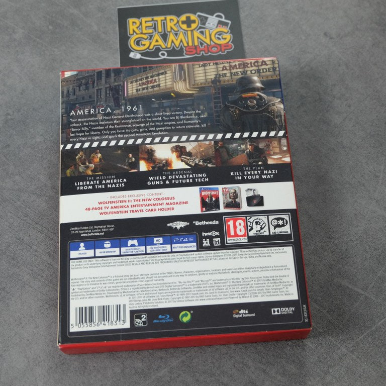 Vendita Wolfenstein 2 The New Colossus Welcome to Amerika - Retrogaming Shop