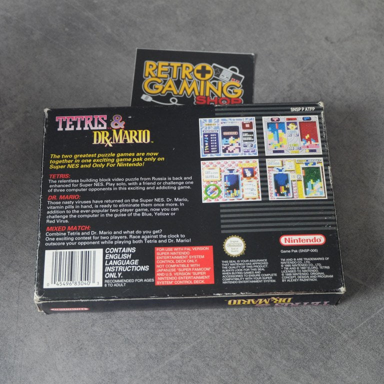 Vendita Tetris & Dr Mario - Retrogaming Shop