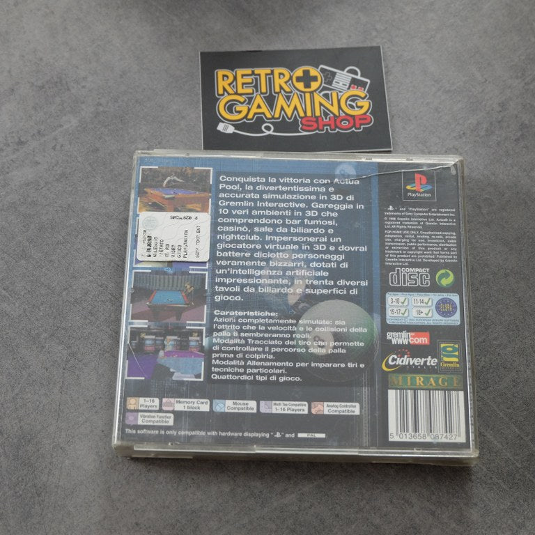 Vendita Actua Pool - Retrogaming Shop