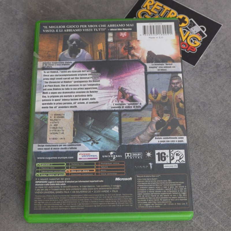 Vendita The Chronicles of Riddick Escaper From Butcher Bay - Retrogaming Shop
