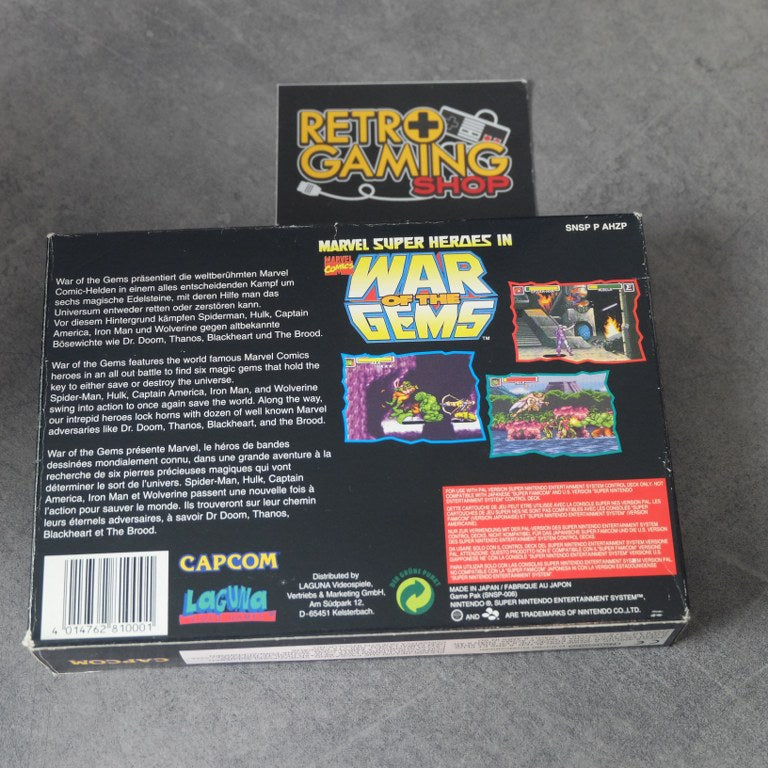Marvel Super Heroes in War of The Gems Nintendo