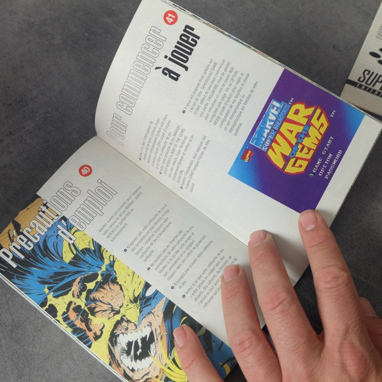 Marvel Super Heroes in War of The Gems Nintendo