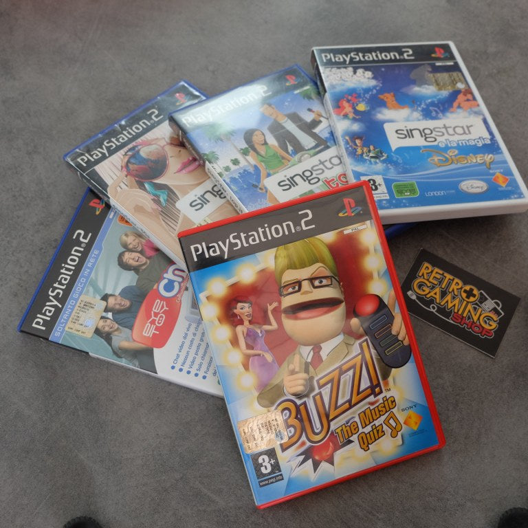 Vendita Lotto giochi per Cantanti - Retrogaming Shop