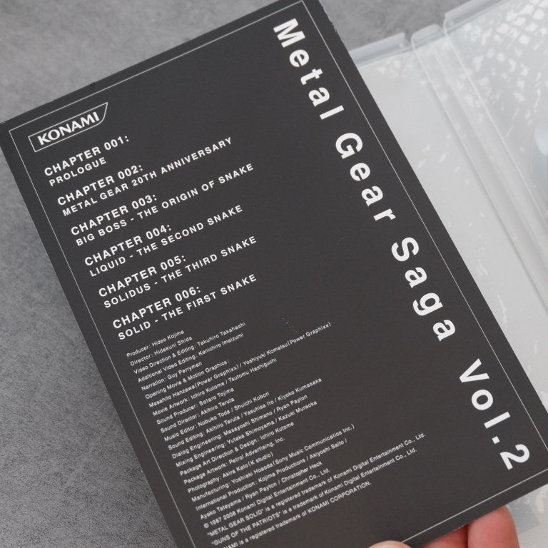 Metal Gear Saga Vol.2 Sony