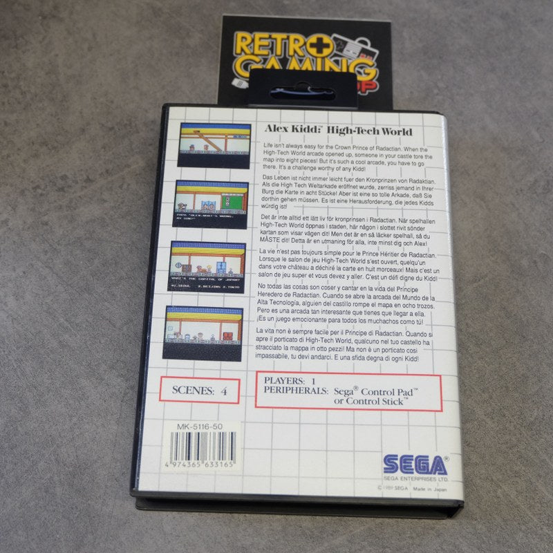 Alex Kidd IN High-tech World SEGA