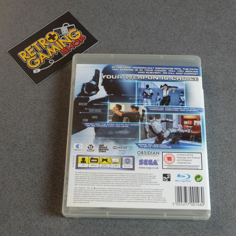 Vendita Alpha Protocol The Espionage RPG - Retrogaming Shop