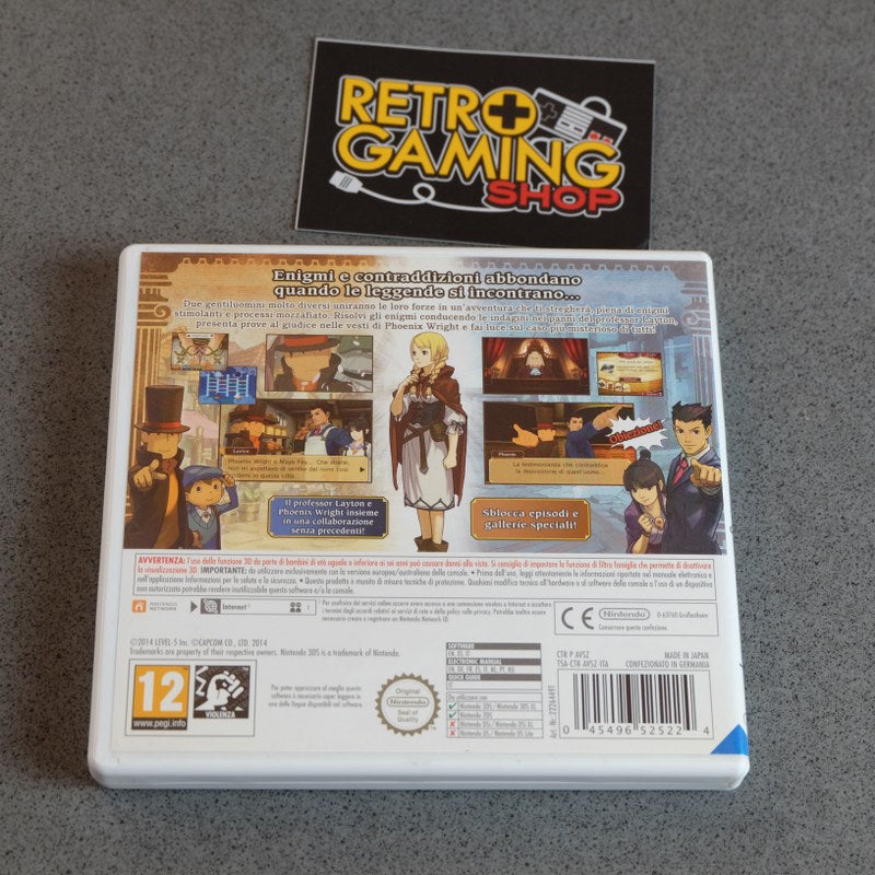Vendita Il Professor Layton Vs Phoenix Wright - Retrogaming Shop