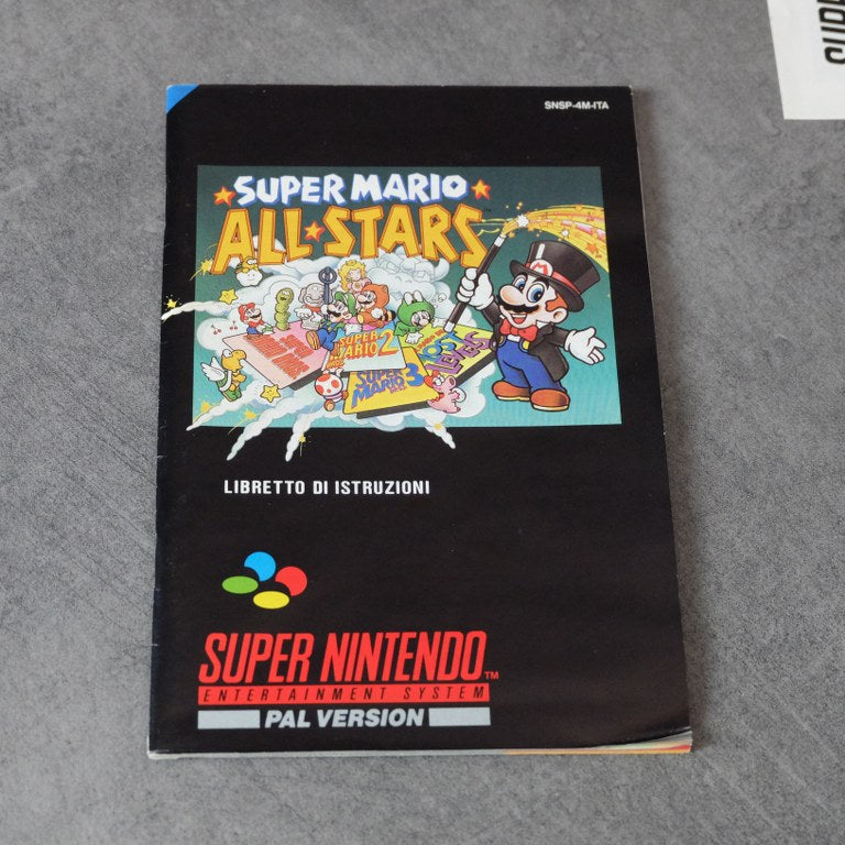 Vendita Super Mario All Stars Gig Stampato - Retrogaming Shop