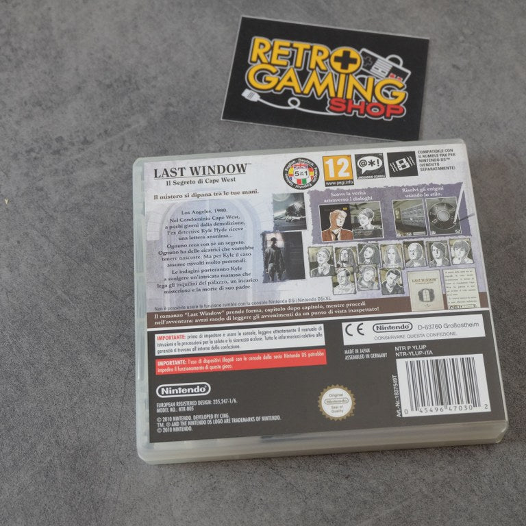 Last Windows Il Segreto di Cape West Nintendo