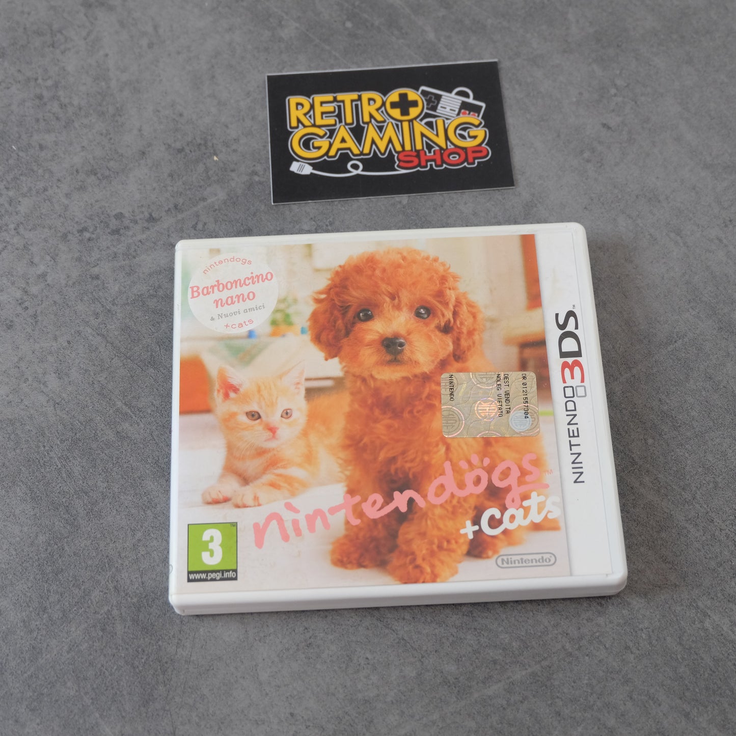 Nintendogs + Cats Barboncino Ano Nintendo