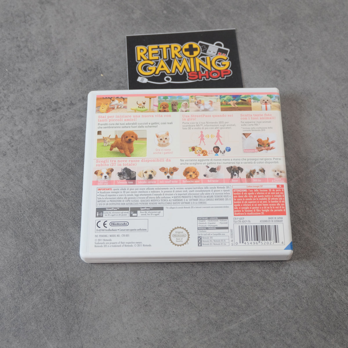 Vendita Nintendogs + Cats Barboncino Ano - Retrogaming Shop