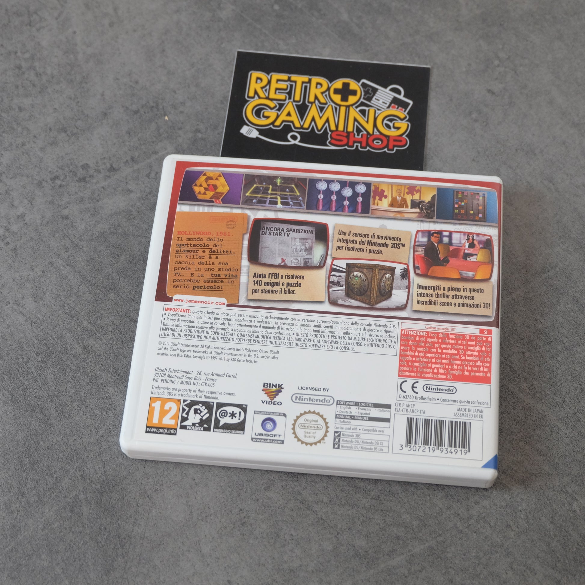 Hollywood Crimes 3D Nintendo