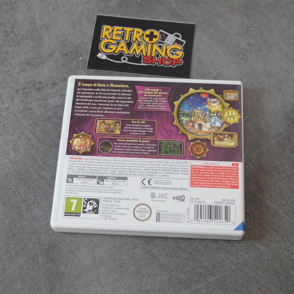 Vendita IL Professor Layton E LA Maschera Dei Miracoli - Retrogaming Shop