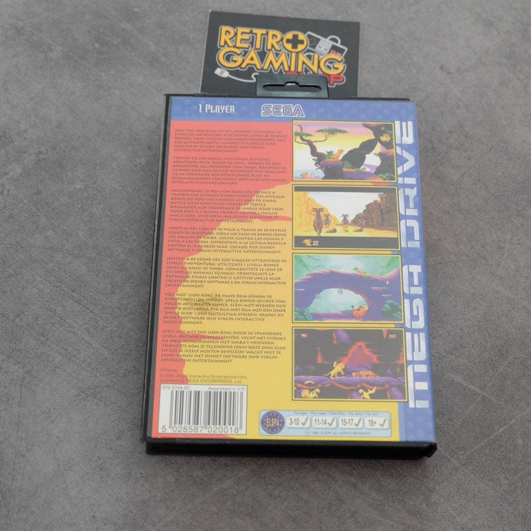 Vendita The Lion King/il Re Leone - Retrogaming Shop