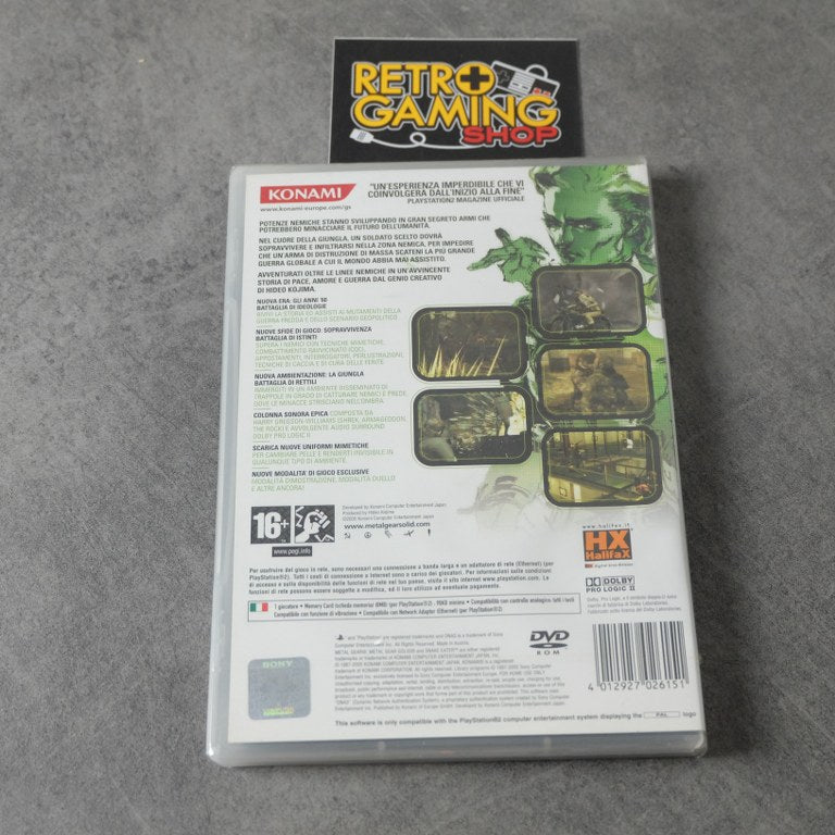 Metal Gear Solid 3 Snake Eater Nuovo Sony