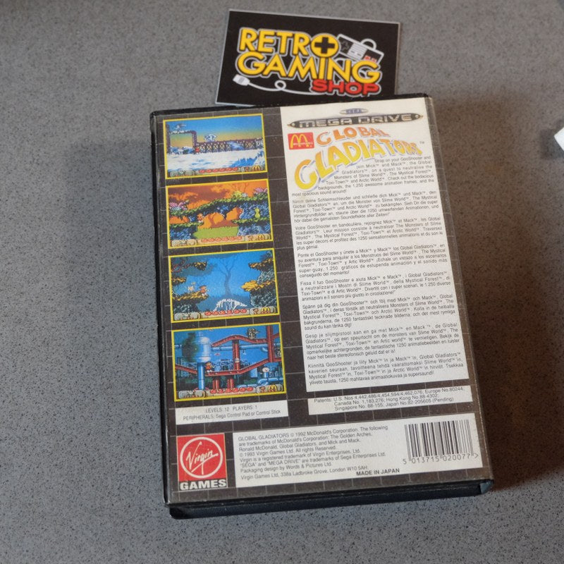 Vendita Global Gladiators - Retrogaming Shop