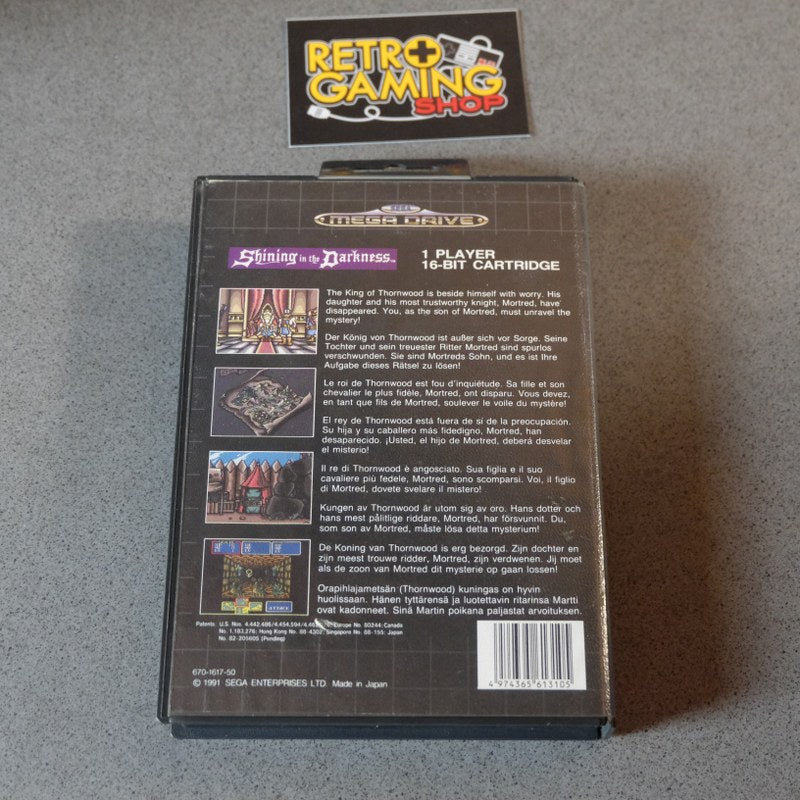 Vendita Shining in The Darkness - Retrogaming Shop