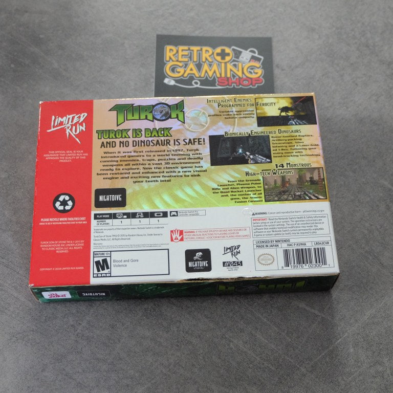 Turok Limited Run Nintendo