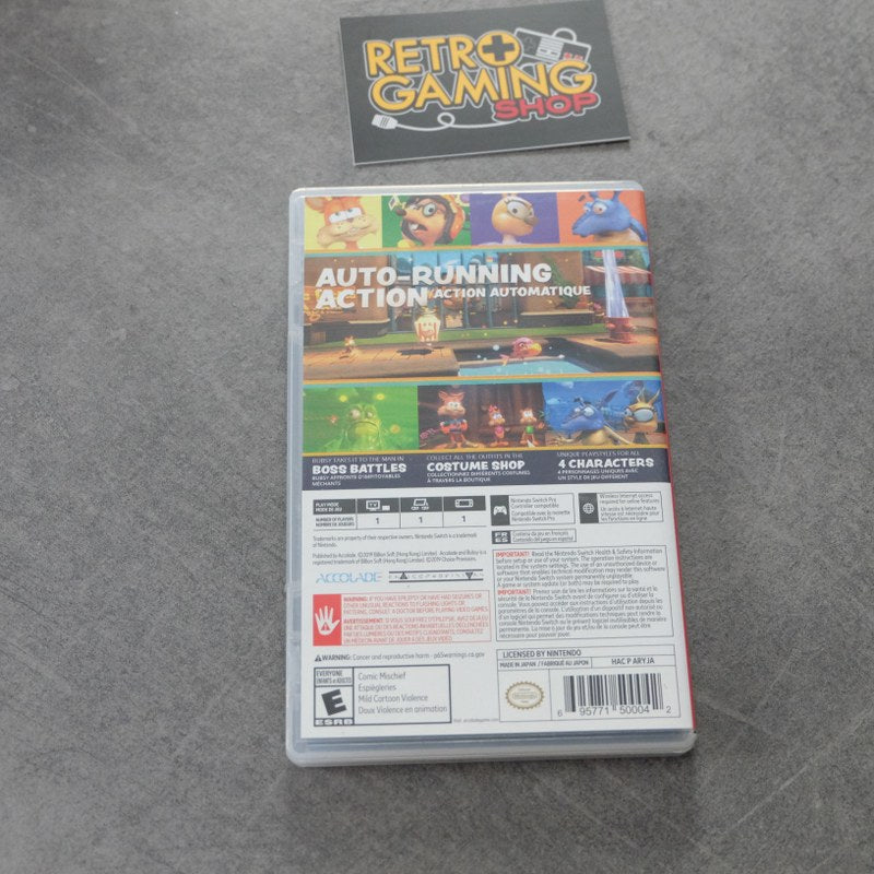 Bubsy Paws on Fire Limited Edition Nintendo