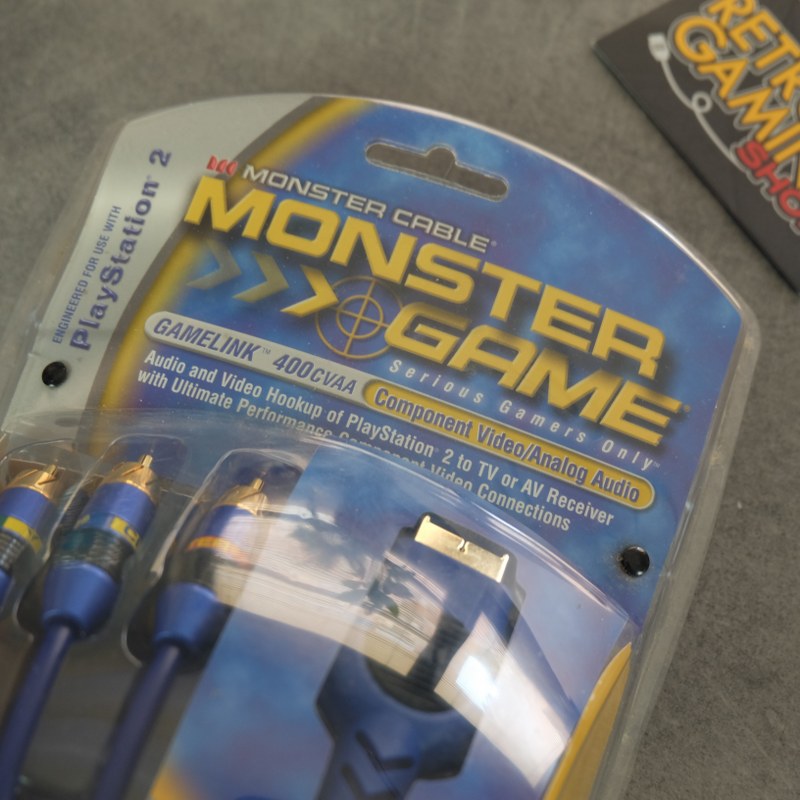 Vendita Monster Cable Component Video / Analogue Audio Ps2 - Retrogaming Shop