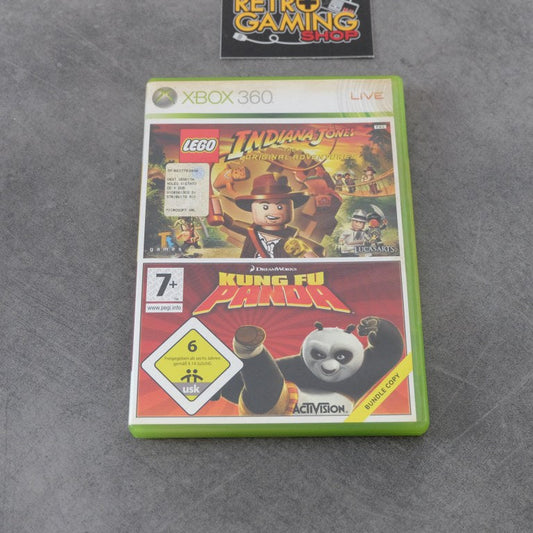 Lego Indiana Jones The Original Adventure / Kung Fu Panda Microsoft