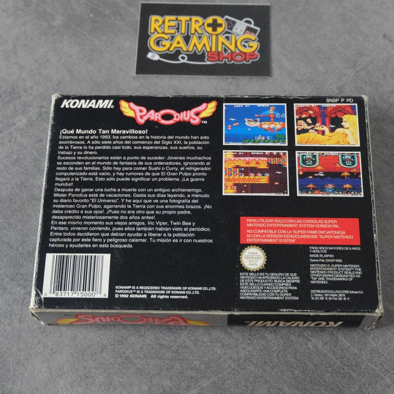 Vendita Parodius - Retrogaming Shop