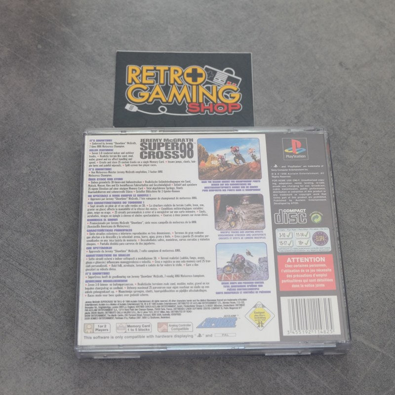 Vendita Jerermy Mcgrath SuperCross 98 - Retrogaming Shop