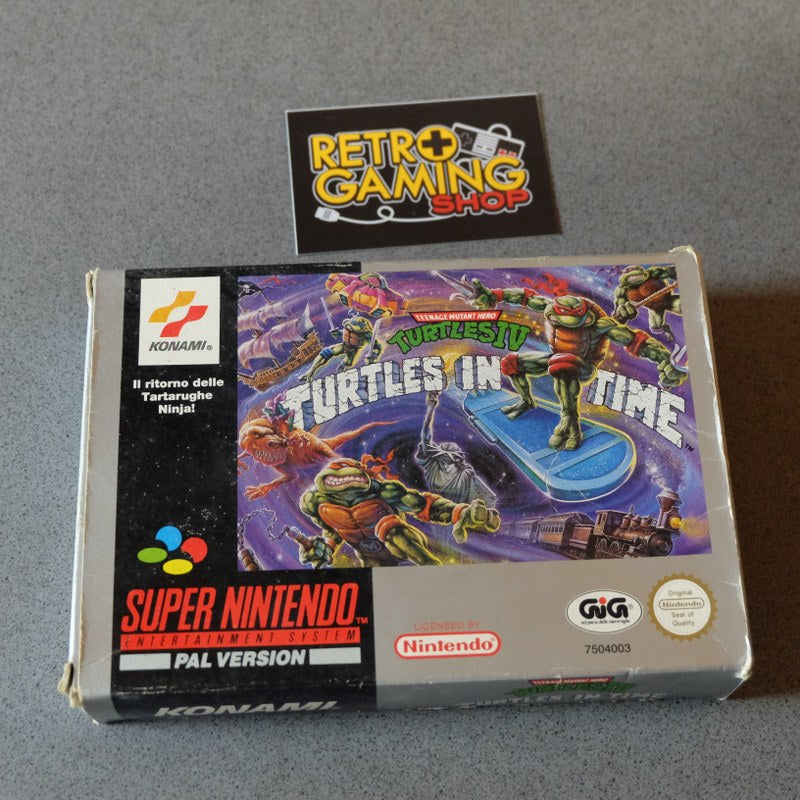 Vendita Teenage Mutant Hero Turtles Iv: Turtles IN Time - Retrogaming Shop