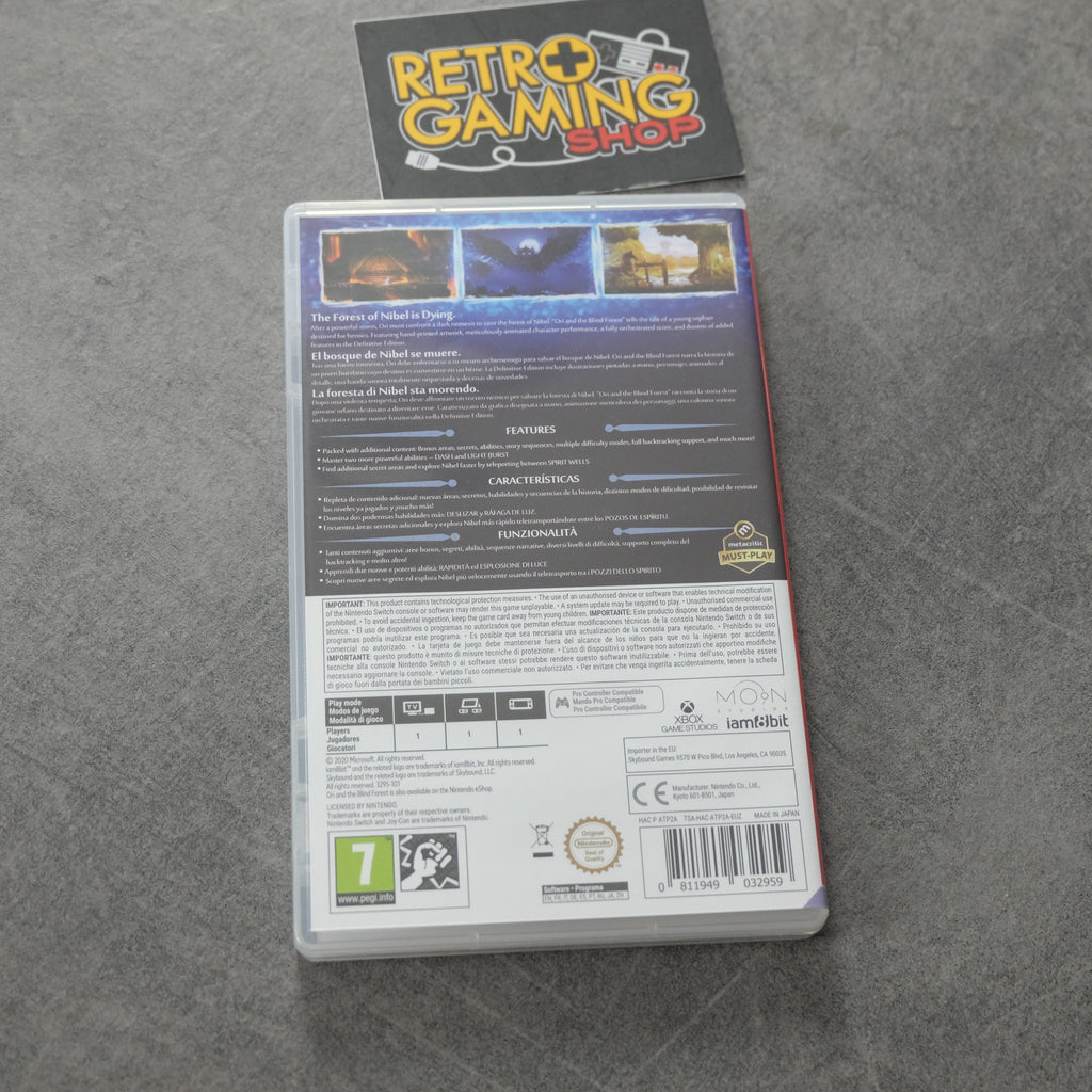 Vendita Ori And The Blind Forest Definitive Edition - Retrogaming Shop