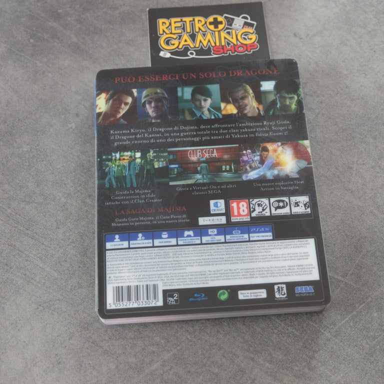 Vendita Yakuza Kiwami 2 Steelbook Edition - Retrogaming Shop
