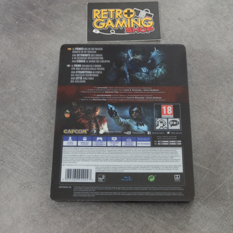 Vendita Resident Evil 2 Steelbook Edition - Retrogaming Shop