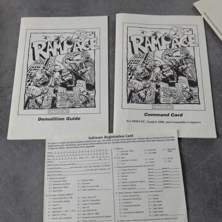 Vendita Rampage - Retrogaming Shop
