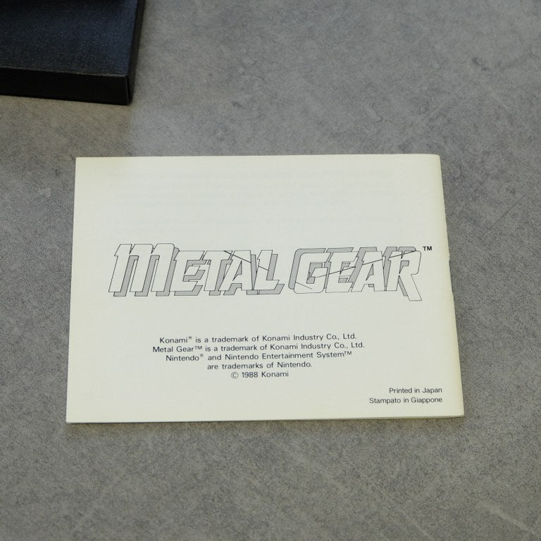 Vendita Metal Gear - Retrogaming Shop