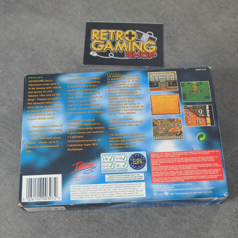 Vendita The Lord of The Rings - Retrogaming Shop