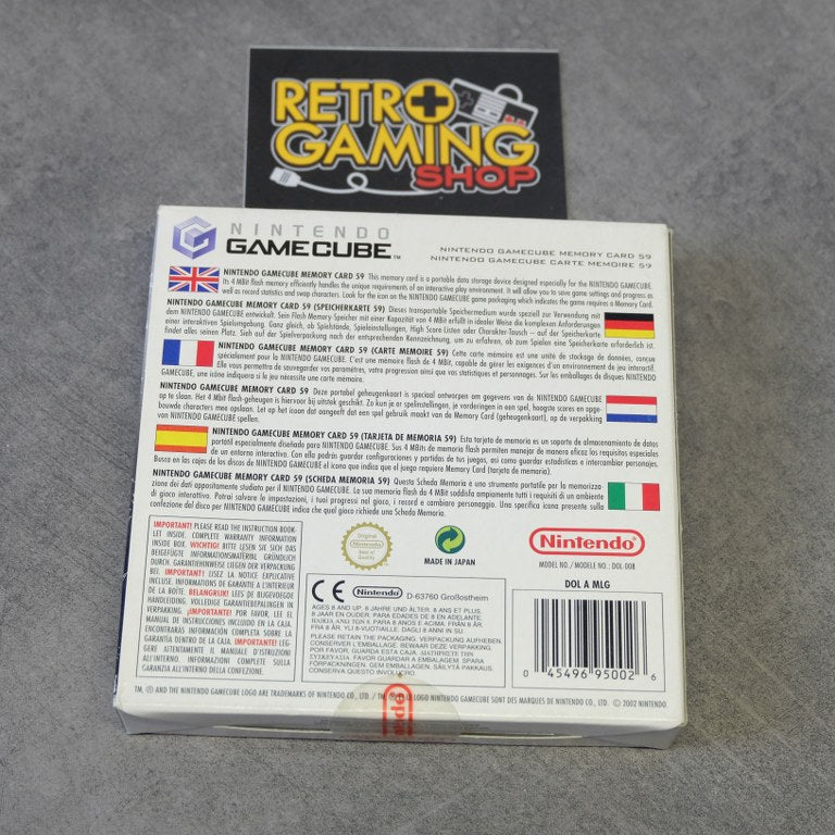 Memory Card 59 Blocchi Gamecube Boxata Nintendo