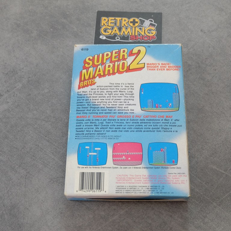 Vendita Super Mario Bros 2 - Retrogaming Shop
