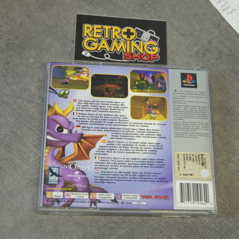 Spyro 2 Gateway to Glimmer Sony