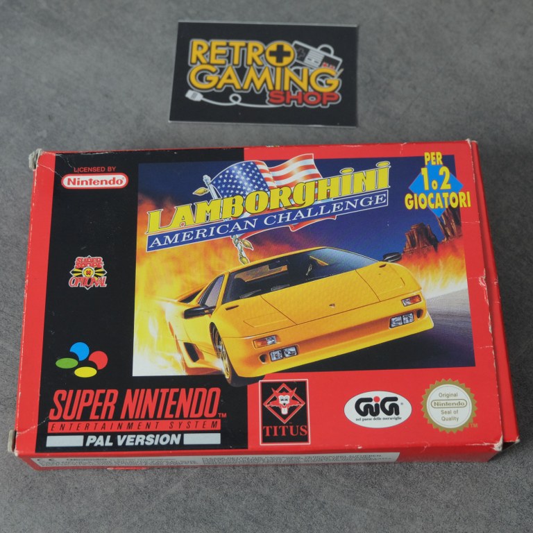 Vendita Lamborghini American Challenge - Retrogaming Shop