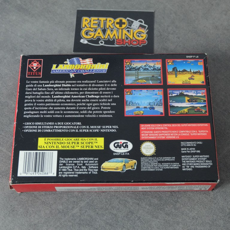 Vendita Lamborghini American Challenge - Retrogaming Shop