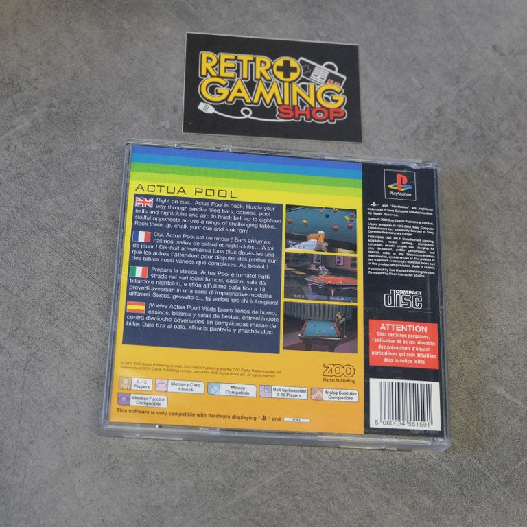 Vendita Actua Pool - Retrogaming Shop
