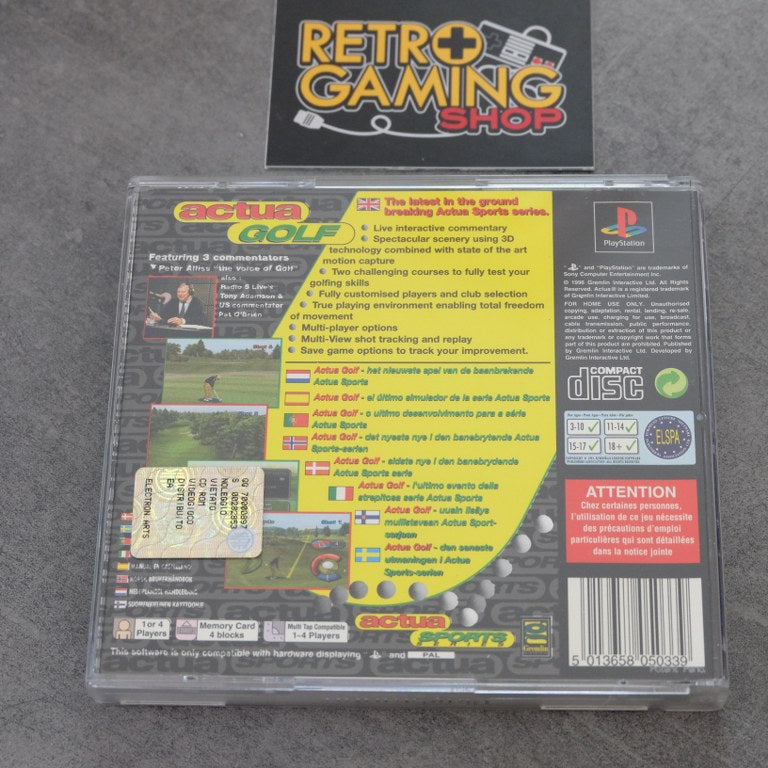 Vendita Actua Golf - Retrogaming Shop