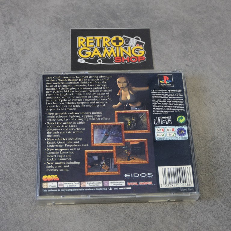 Tomb Raider 3 Adventures Of Lara Croft Sony