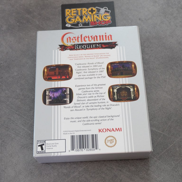 Castlevania Requiem Symphony of The Night Rondo of Blood Sony