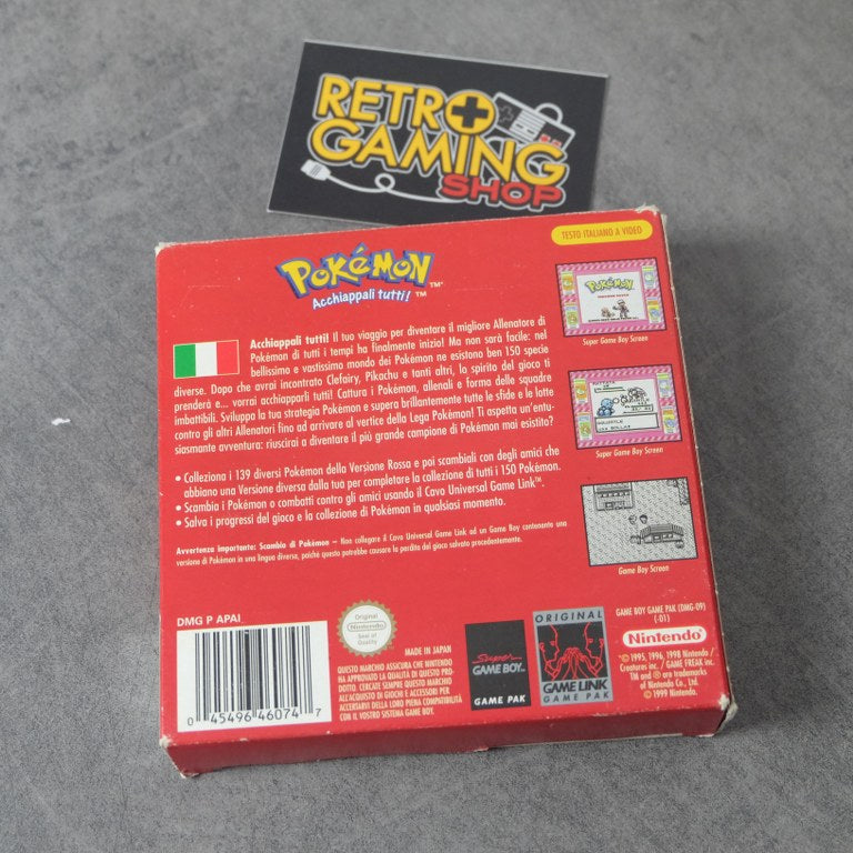 Vendita Pokemon Versione Rossa - Retrogaming Shop