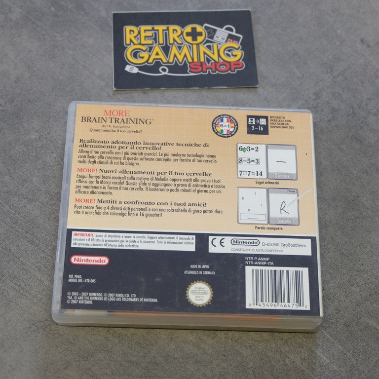 Vendita More Brain Training Del Dr.Kawashima - Retrogaming Shop