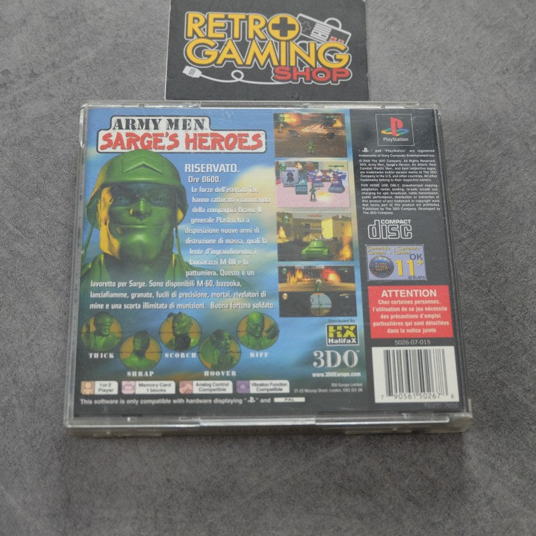 Vendita Army Men Sarge’s Heroes - Retrogaming Shop